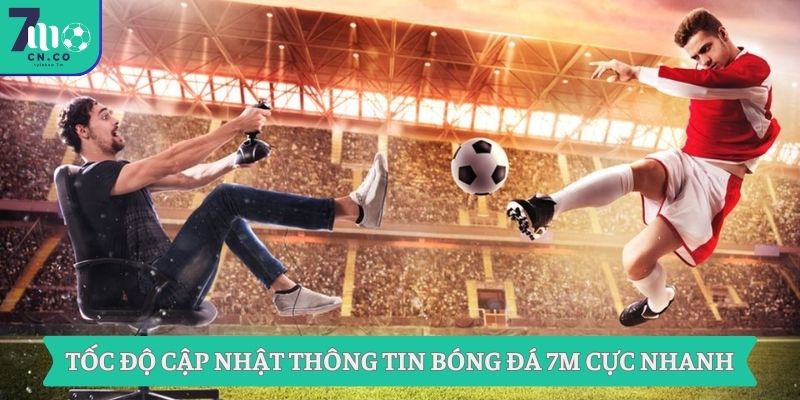 Tốc độ cập nhật thông tin bóng đá 7M cực nhanh